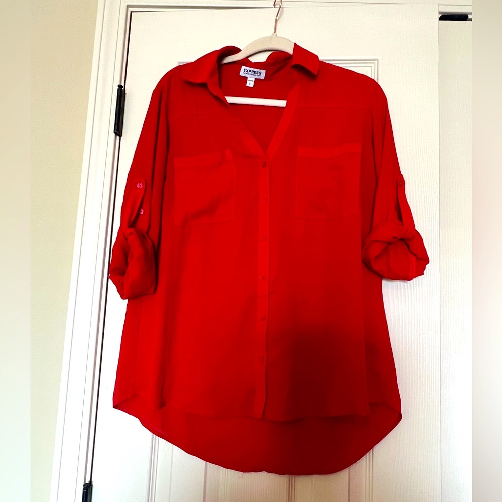 Express Red Portofino Shirt